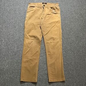 Ridgecut Toughwear Mens 34x32 Tan Duck Canvas Work Pants Utility